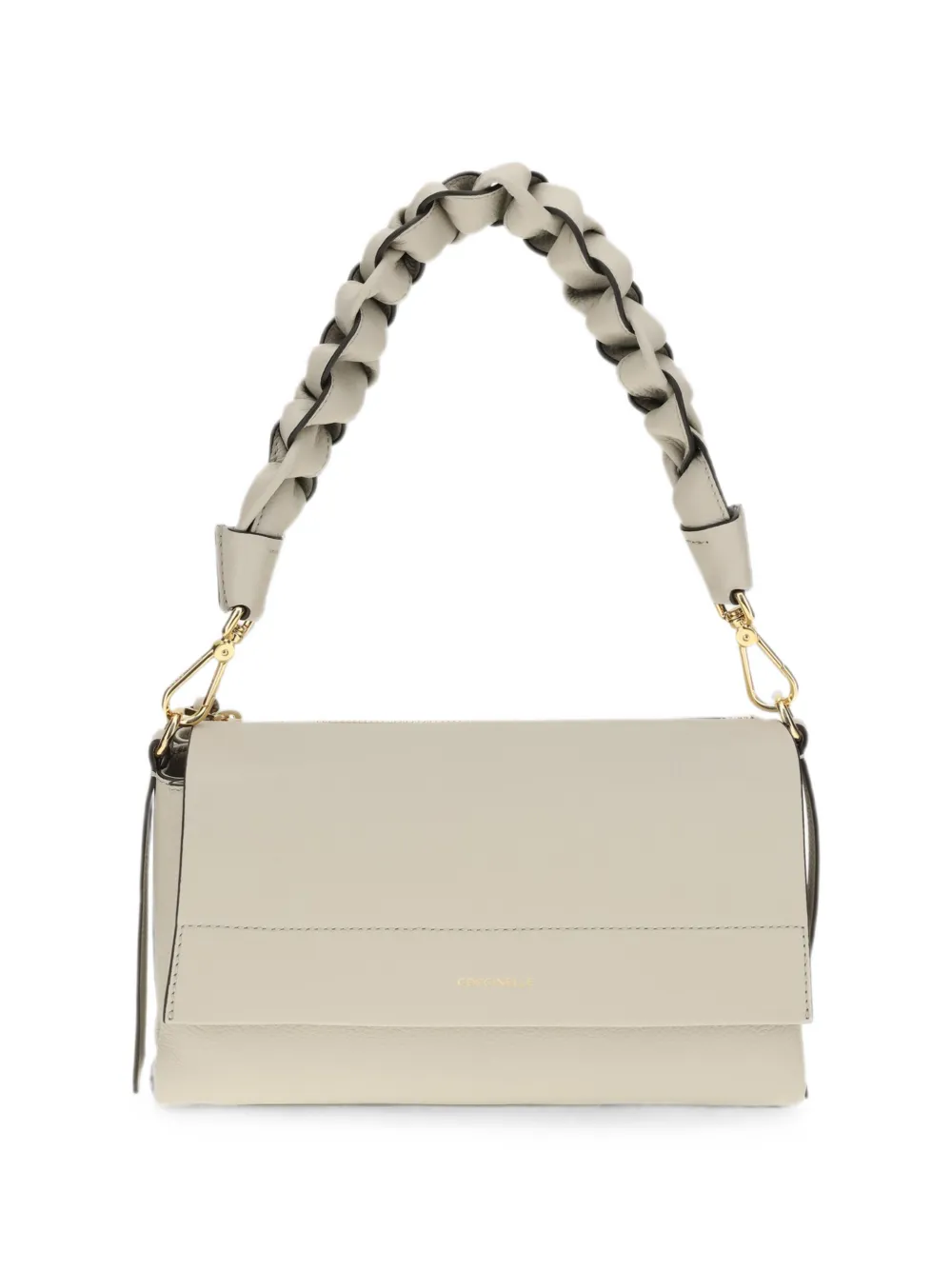 Coccinelle Boheme leren schoudertas Beige