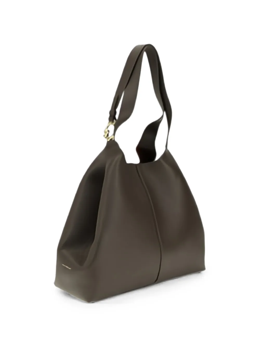 Coccinelle large C-Easy leather shoulder bag - Verde