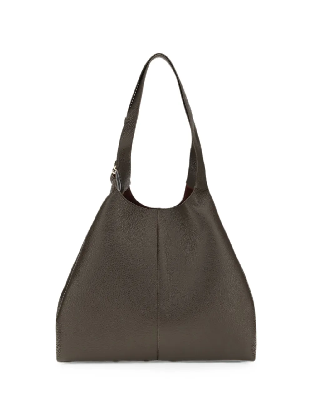 Coccinelle Grote C-Easy leren schoudertas Grijs