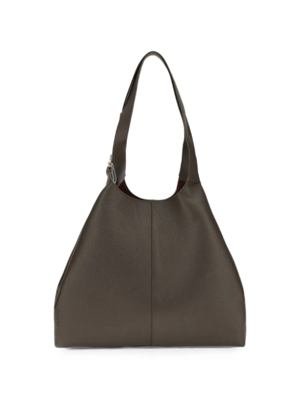 Coccinelle Grote C-Easy leren schoudertas Grijs