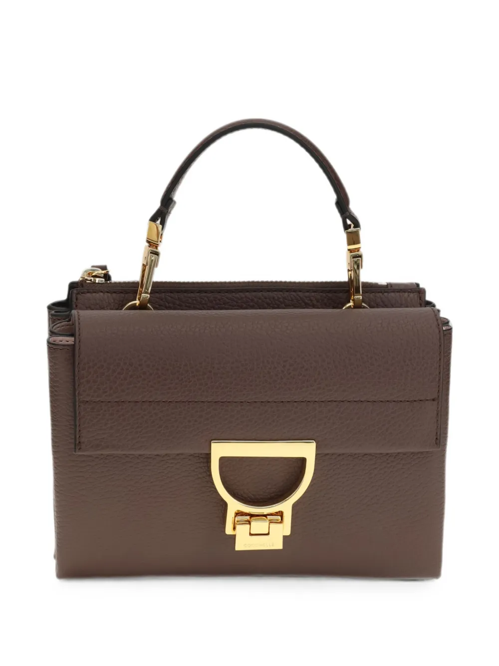 Coccinelle small Arlettis leather tote bag - Brown