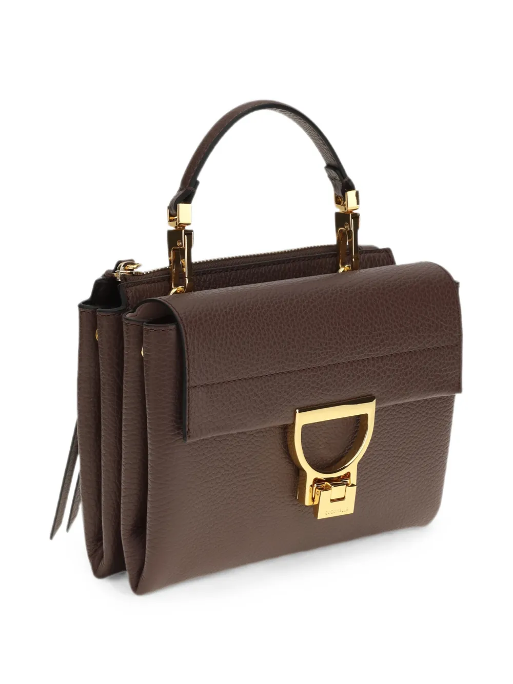 Coccinelle Arlettis leren shopper Bruin