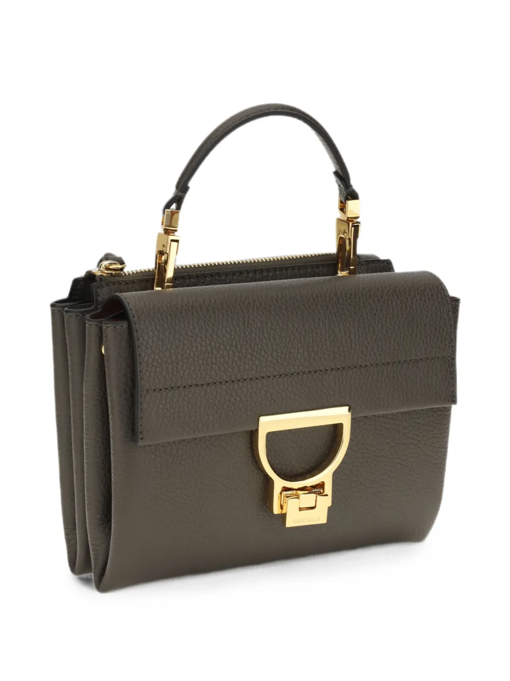 Coccinelle Arlettis leren shopper Groen