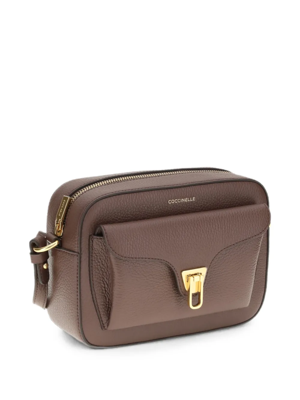 Coccinelle Soft Beat kleine crossbodytas Bruin