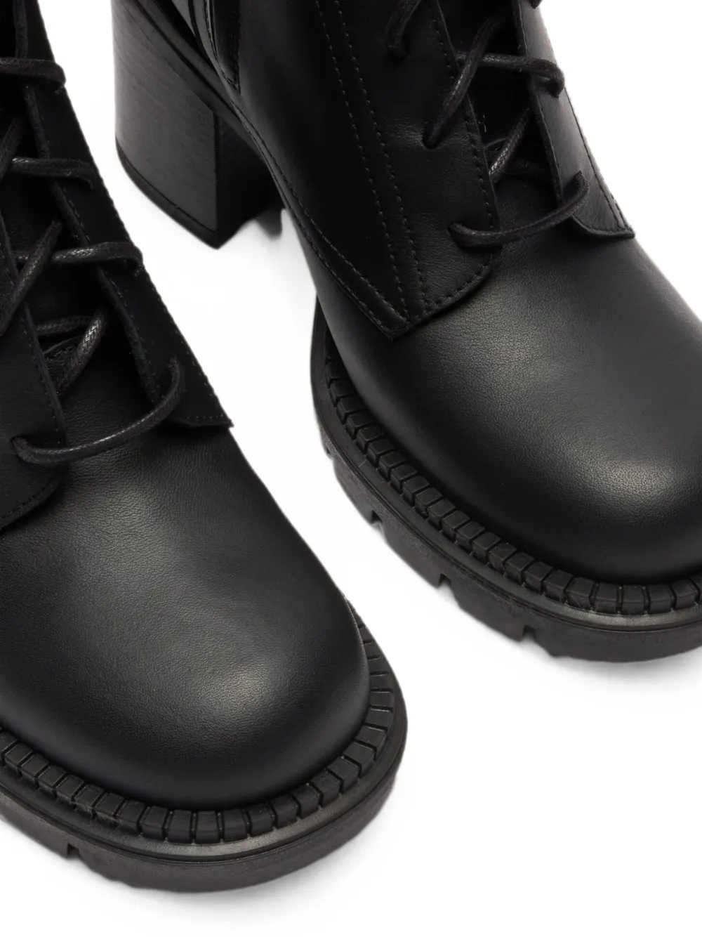 Casadei Concept Symphony lace-up combat boots Zwart