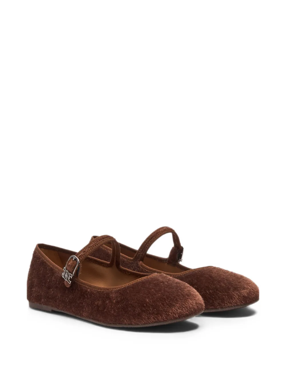 Casadei New C-Chain faux-pony ballet flats Bruin