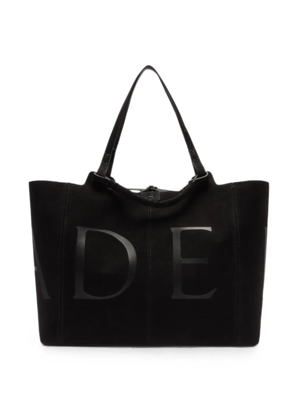 Casadei Galleria shopper met logoprint Zwart
