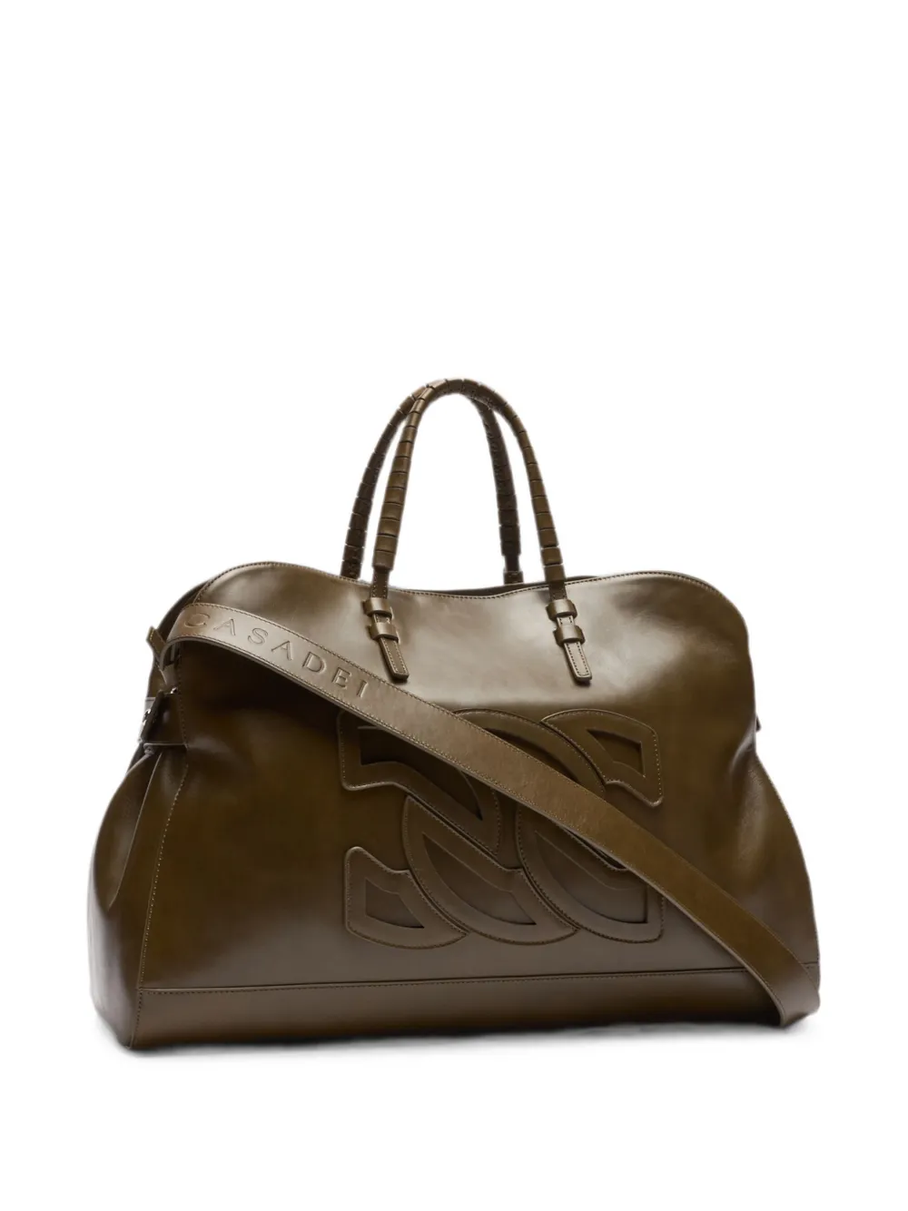 Casadei Park Avenue C-Chain shopper met logo Groen