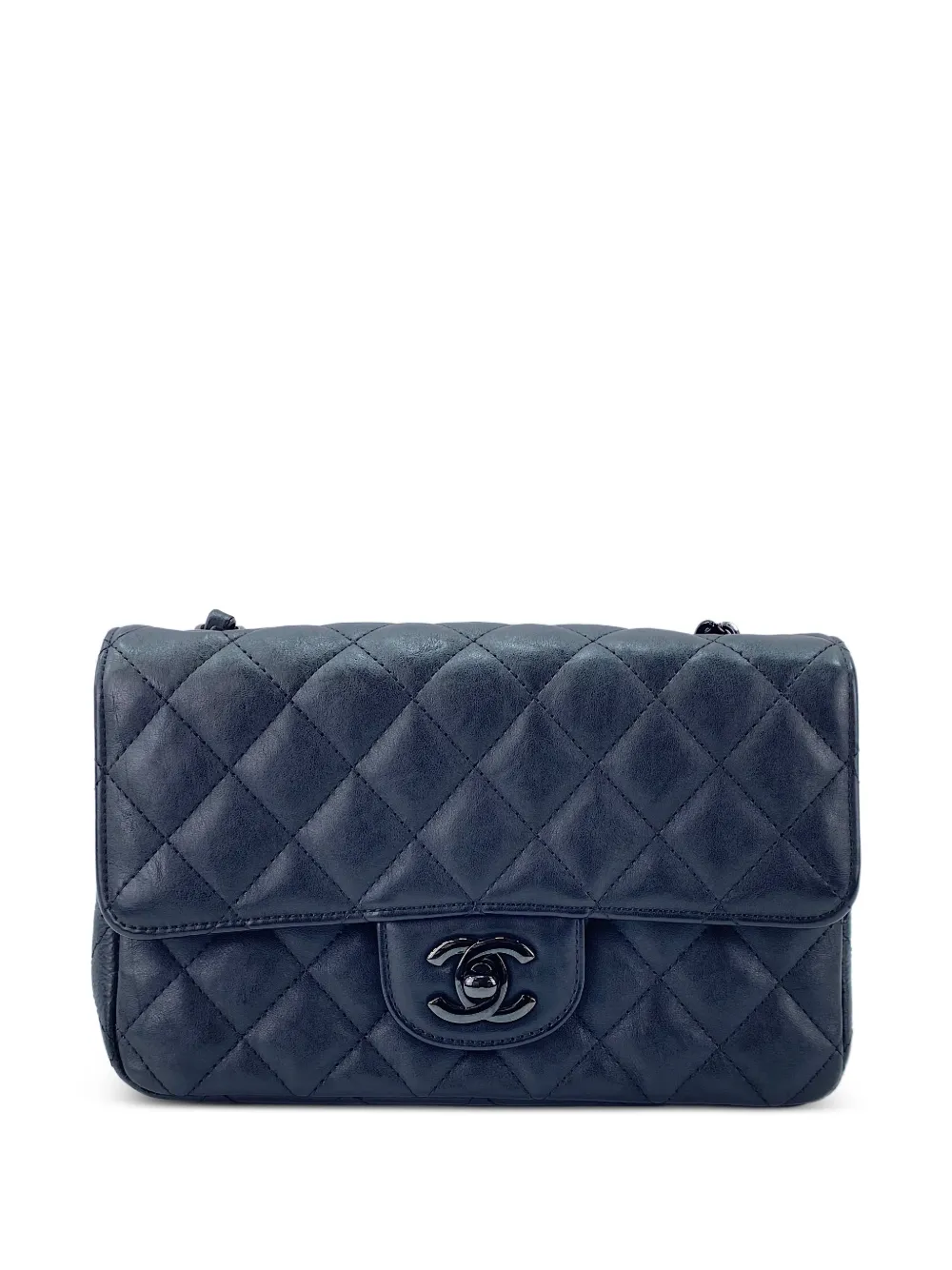 CHANEL Pre-Owned 2017-2018 Matelassé shoulder bag - Black