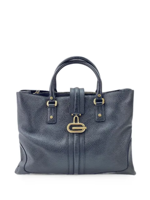 Gucci Pre-Owned 2000s G-logo leather tote bag