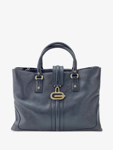 Gucci Pre-Owned 2000s G-logo leather tote bag