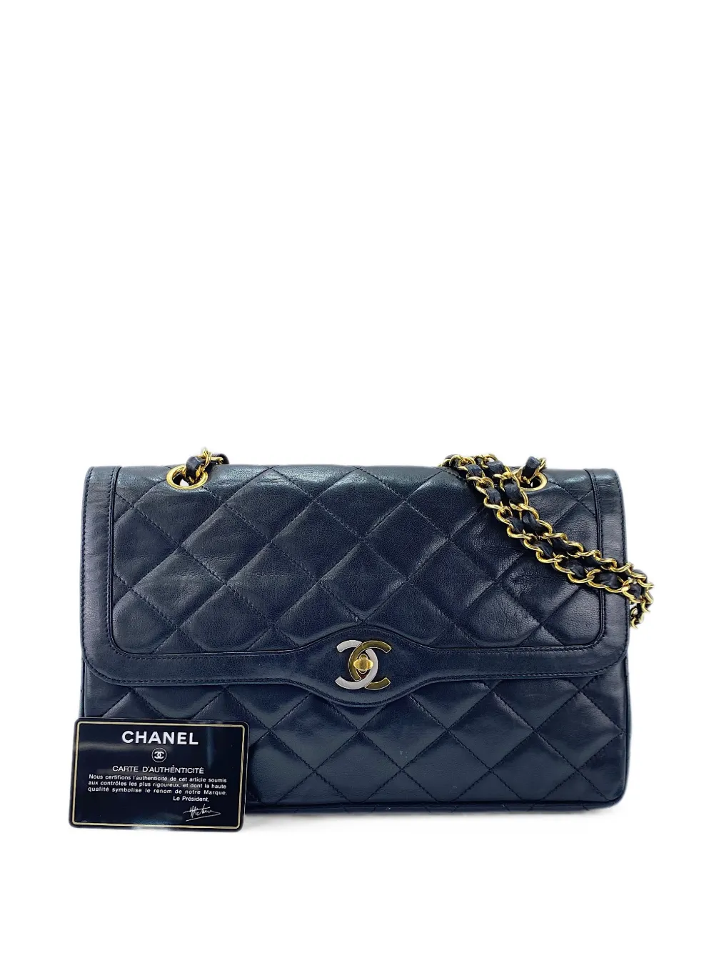 CHANEL Pre-Owned 1994-1996 Matelassé shoulder bag - Black