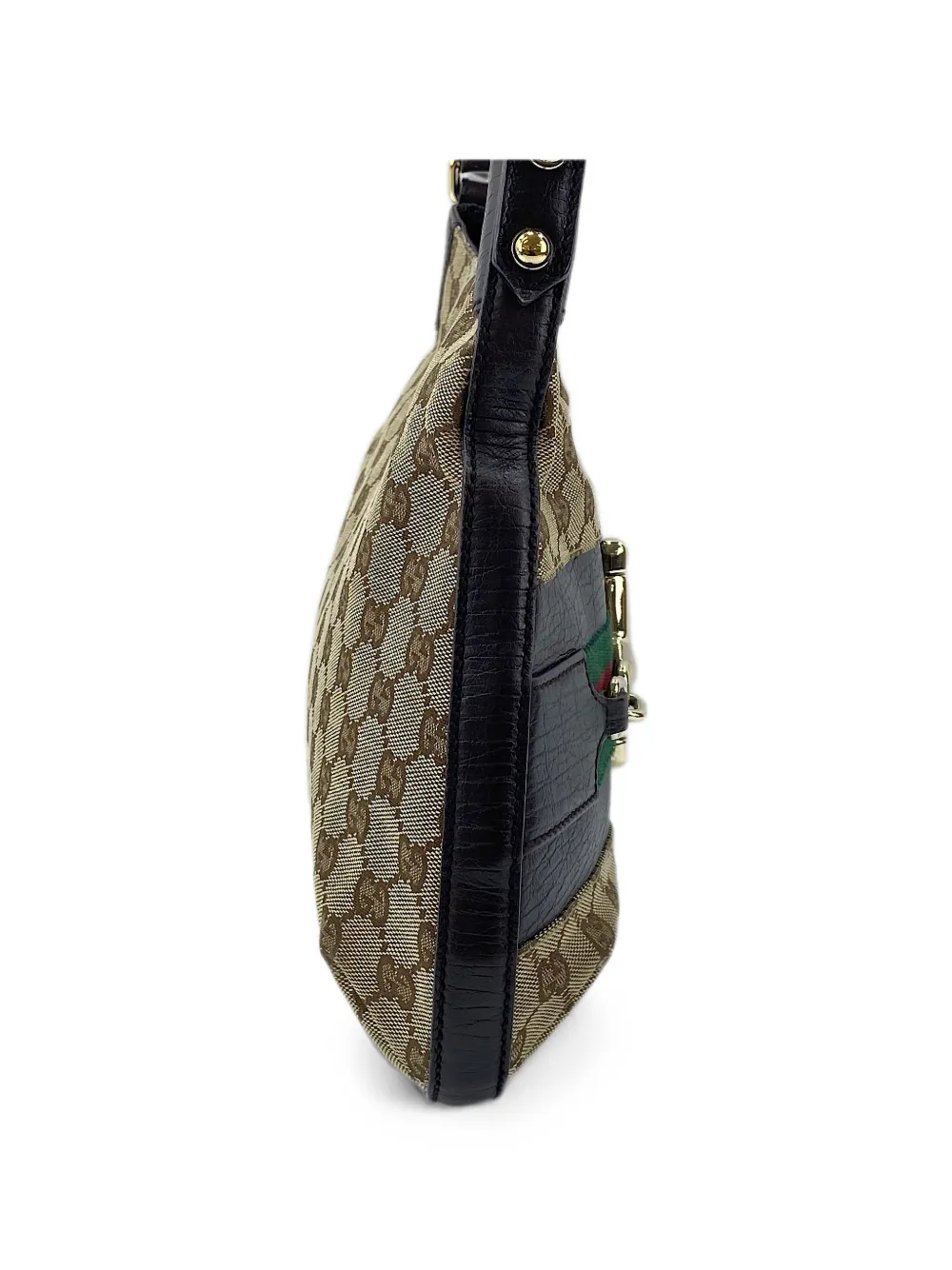 専用■グッチ ショルダーバッグ ホースビット GGスプリーム シェリーライン Gucci Pre-Owned 1990s シェリーライン ホースビット ショルダーバッグ