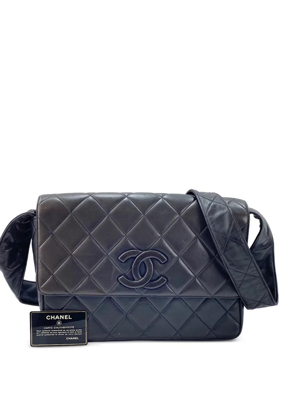 CHANEL Pre-Owned 1990-1992 Matelassé CC shoulder bag - Schwarz