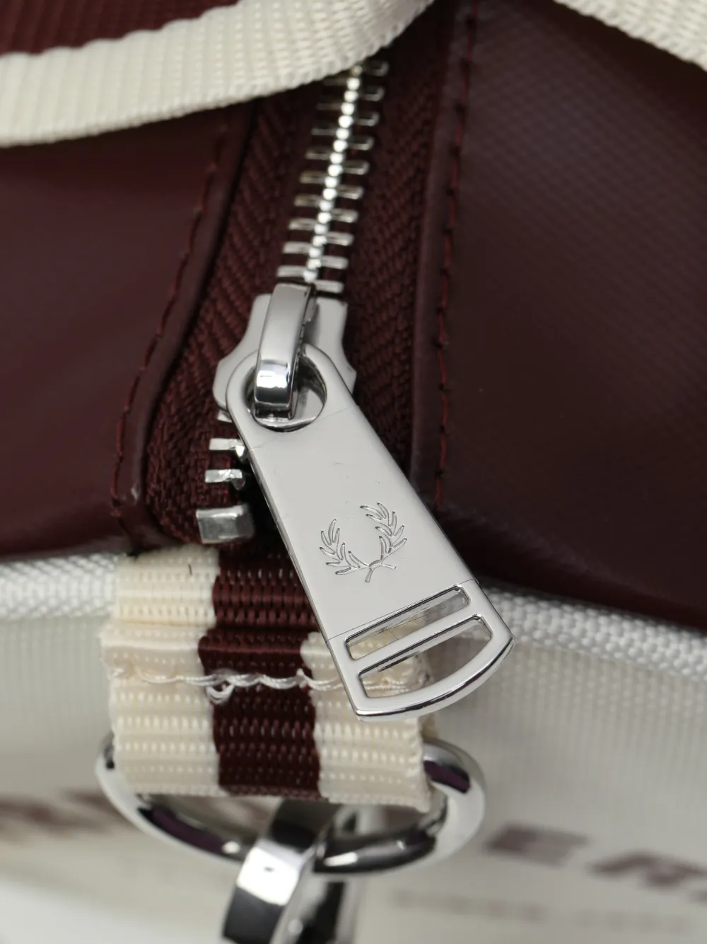Fred Perry Classic mini-shopper met logoprint Rood