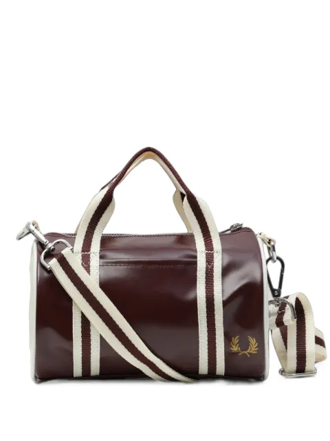 Fred Perry mini Classic logo-print barrel tote bag