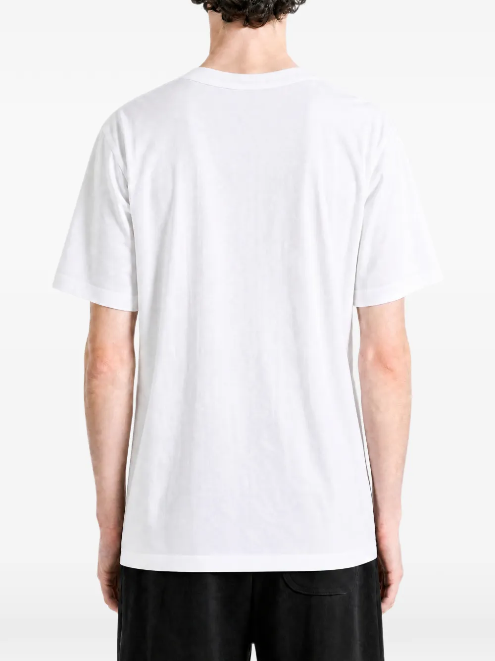 A BATHING APE Shark camo-print T-shirt Wit