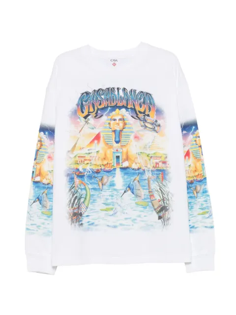Casablanca graphic-print T-shirt
