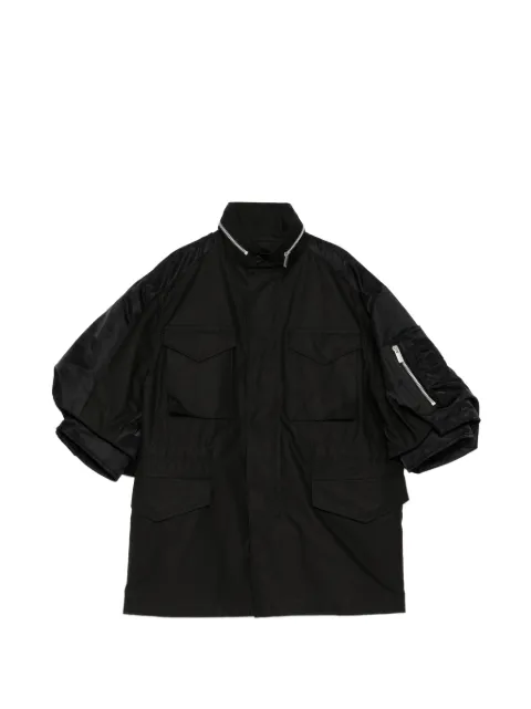 sacai multi-pocket short-sleeve jacket