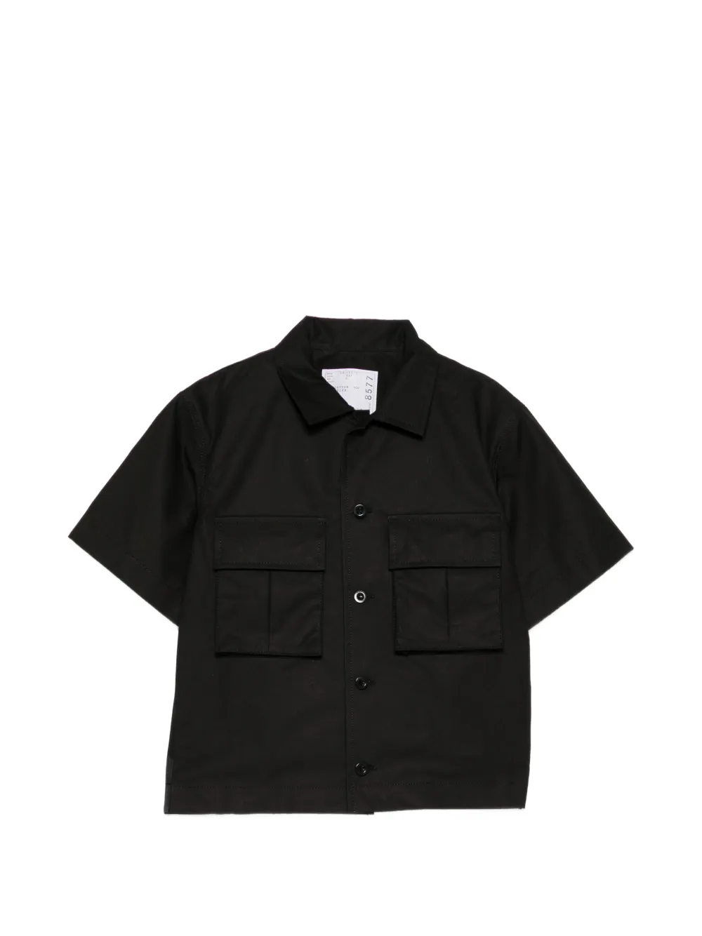 sacai Camicia a maniche corte - Nero