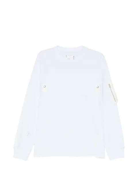 sacai pocket-detail long-sleeve T-shirt