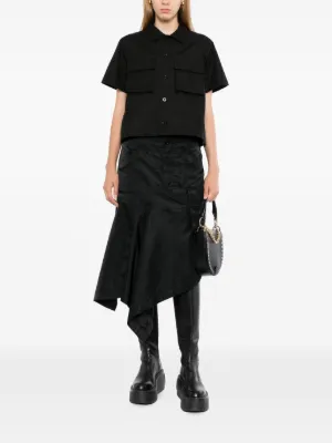 Sacai ドレープ＆アシンメトリースカート通販 - FARFETCH