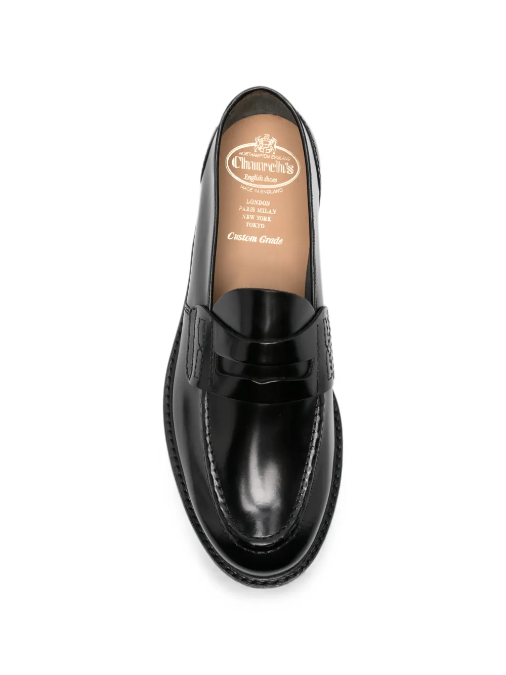 Church's Farsley leren loafers Zwart
