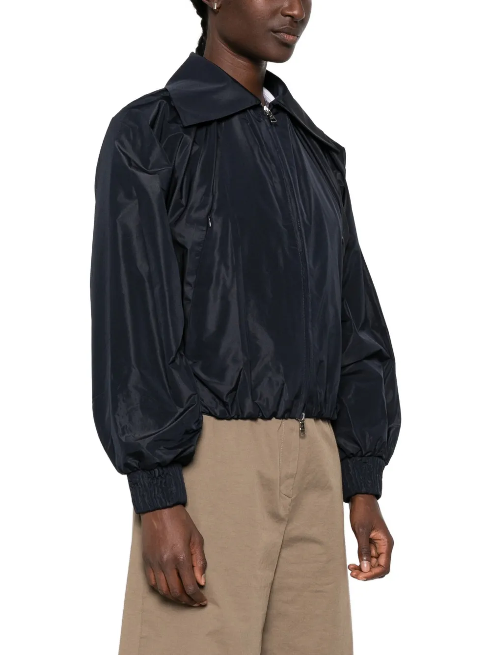 Patou Jack met rits en lange mouwen Blauw