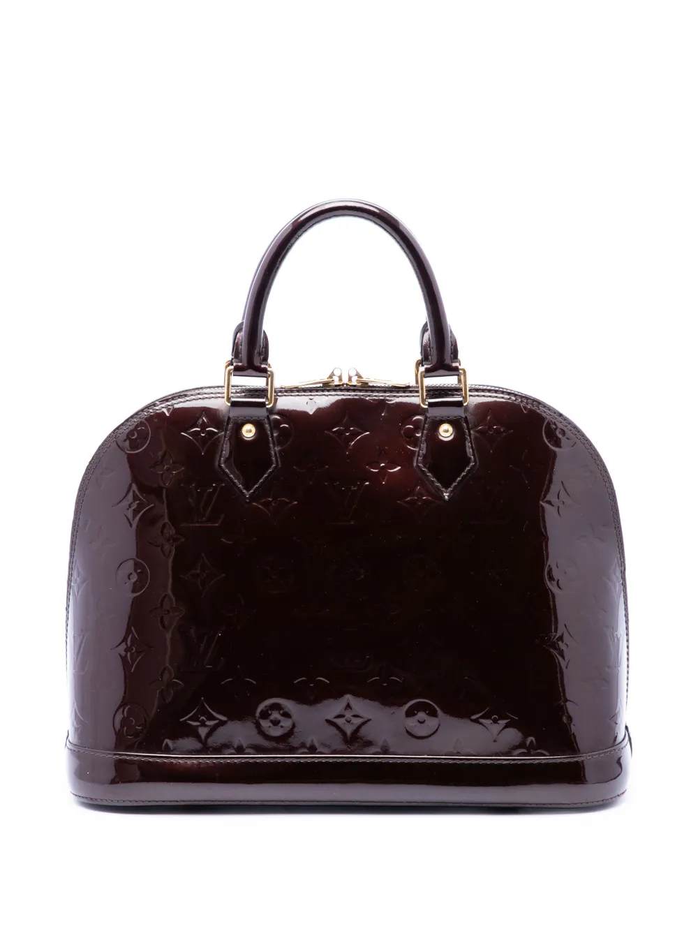 Louis Vuitton Pre-Owned 2012 Monogram Vernis Alma PM Handtasche - Violett