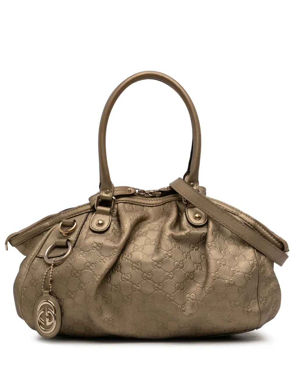 Gucci Pre-Owned 2016-2026 Guccissima Sukey satchel - Marrone