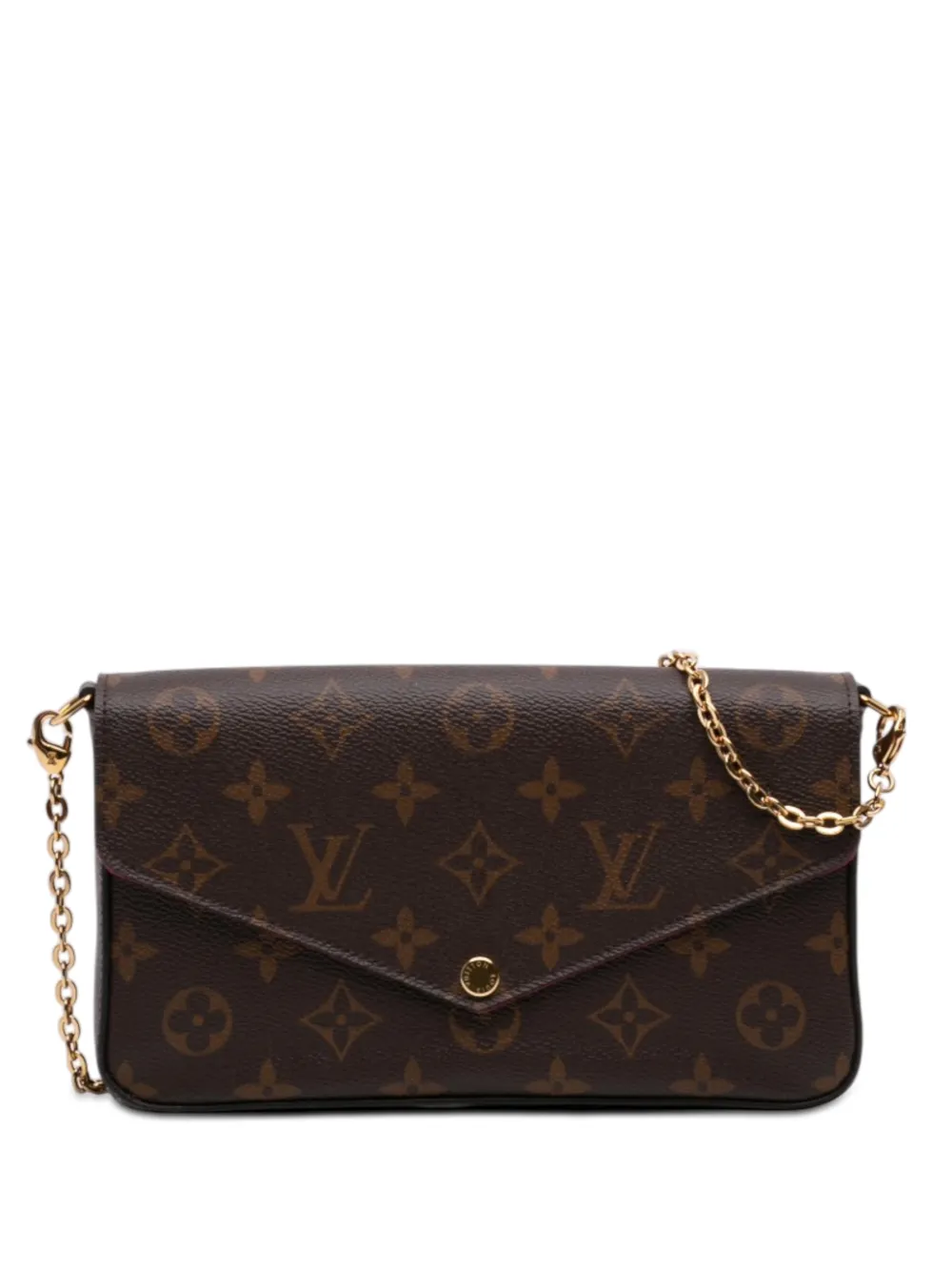 Louis Vuitton Pre-Owned 2019 Monogram Pochette Felicie crossbody bag - Marrone