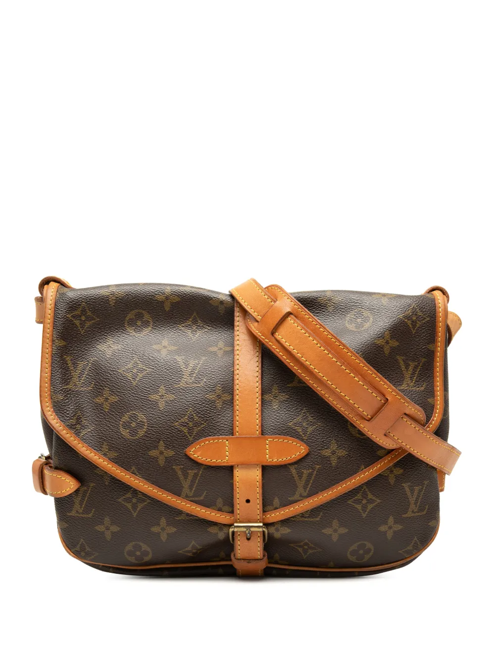 Louis Vuitton Pre-Owned 1992 Monogram Saumur Umhängetasche 30cm - Braun