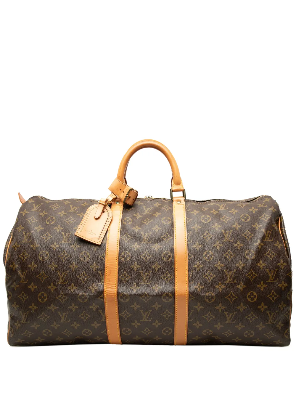 Louis Vuitton Pre-Owned 1990 Monogram Keepall Reisetasche 55cm - Braun