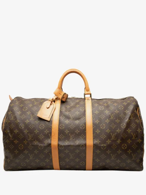 Louis Vuitton Pre-Owned 1990 Monogram Keepall 55 travel bag