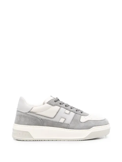 Hogan logo-patch sneakers