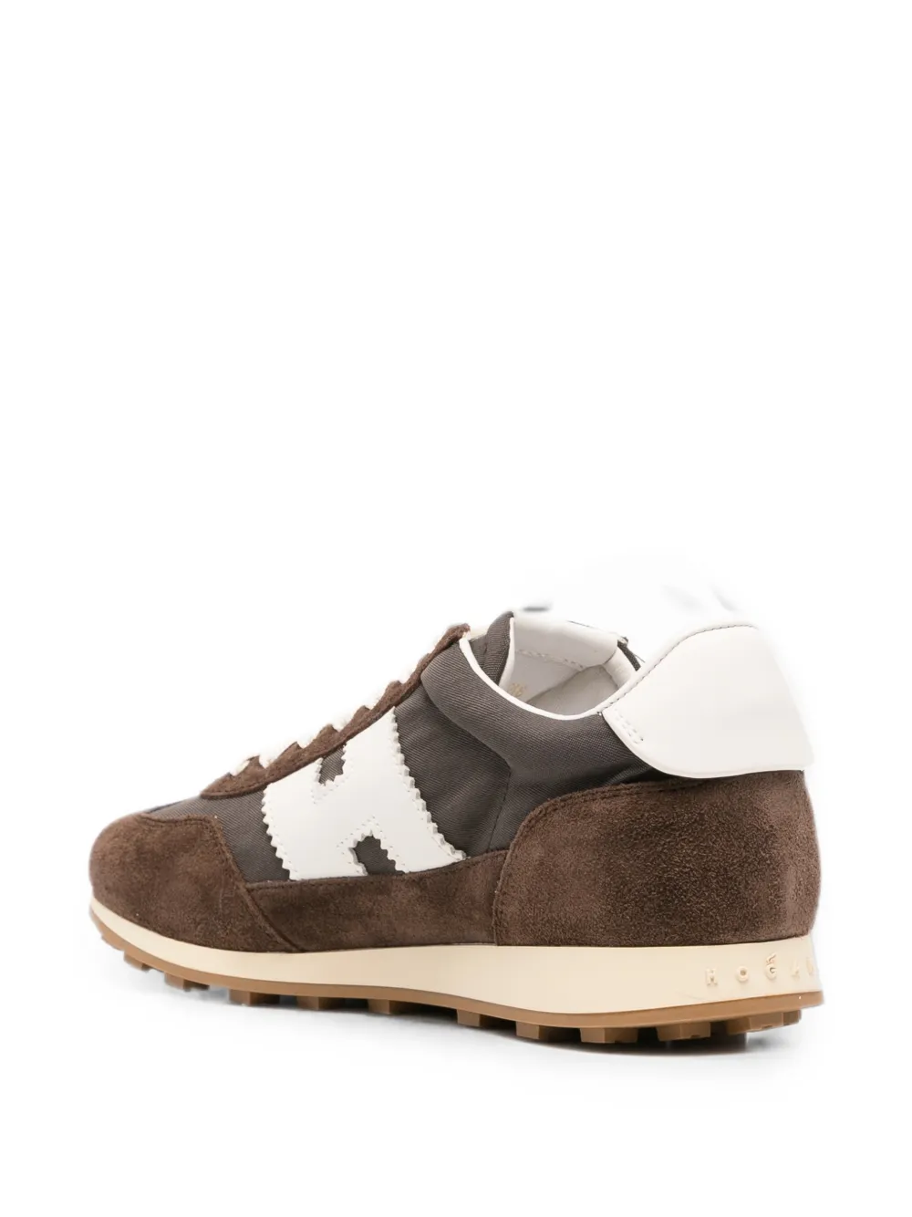 Hogan logo-patch sneakers Bruin