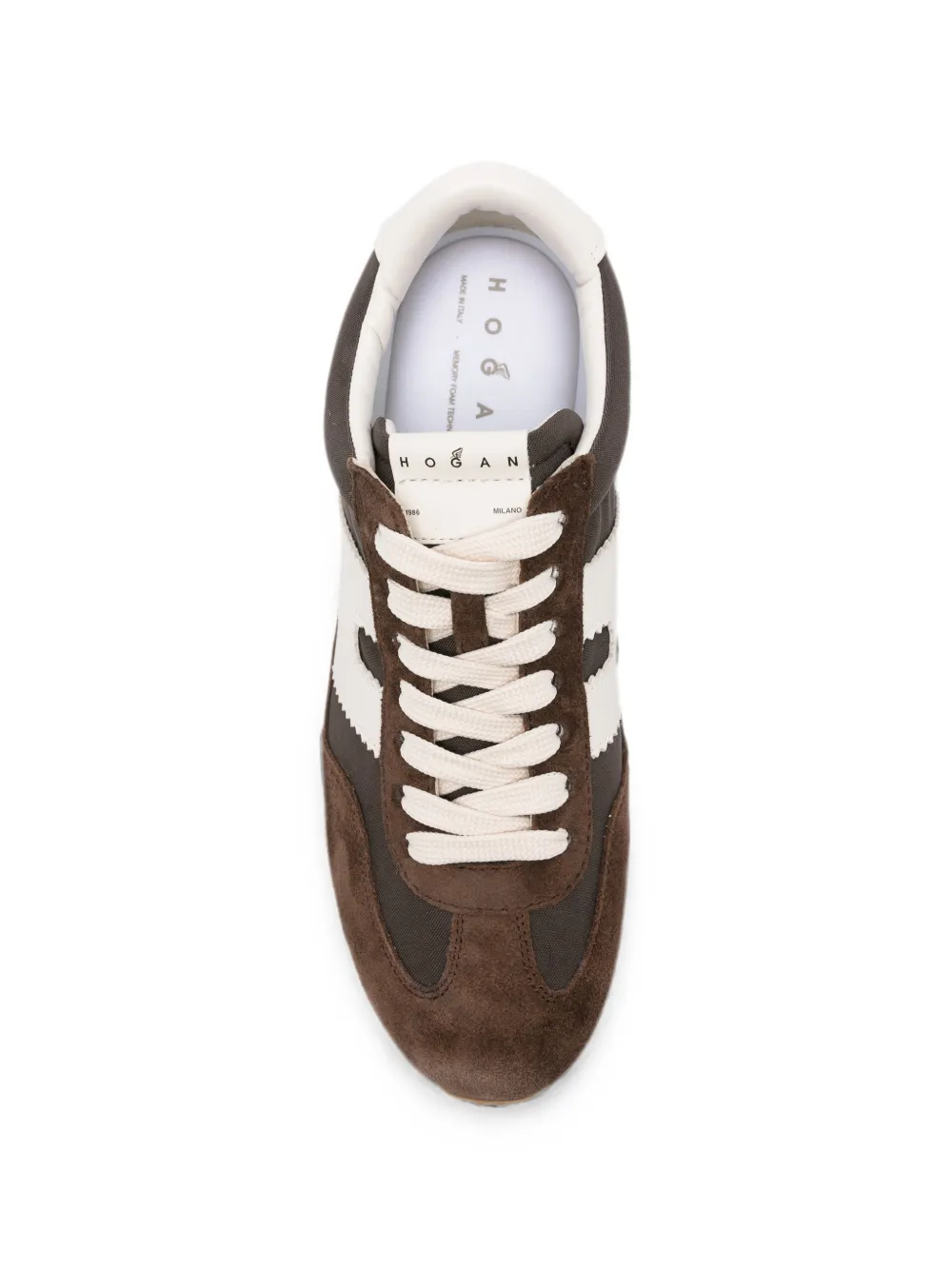 Hogan logo-patch sneakers Bruin