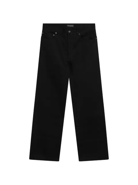 Balenciaga curved-knee jeans