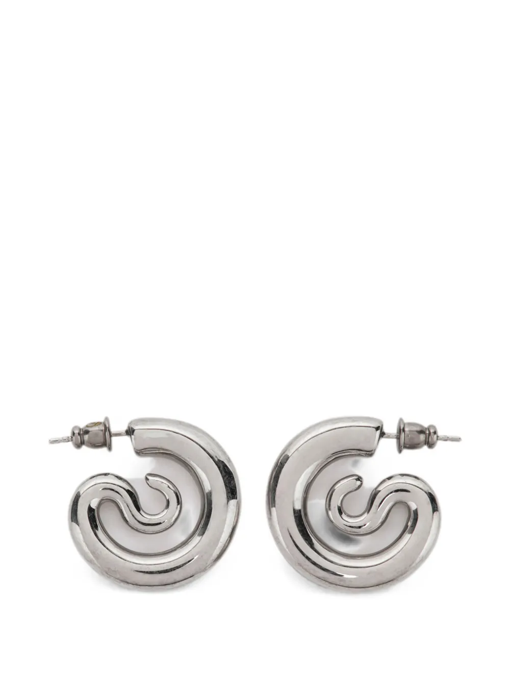 Panconesi Serpent hoop earrings - Argento
