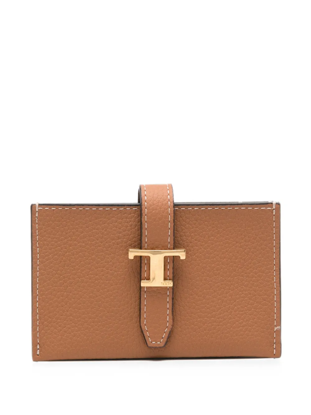 Tod's T Timeless leather wallet - Braun