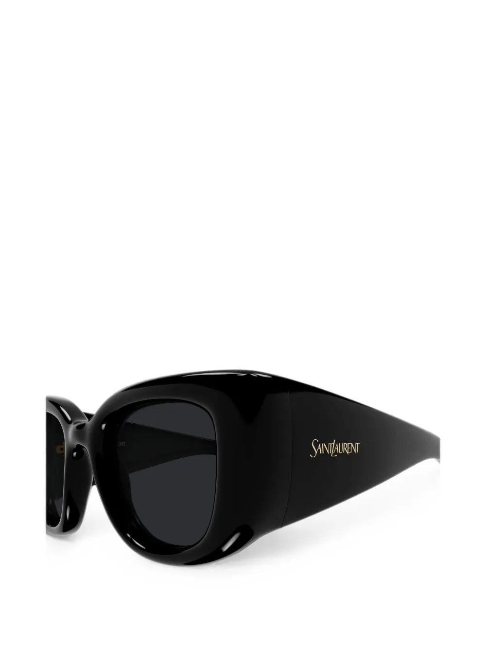 Saint Laurent Eyewear Howl zonnebril met vlindermontuur Zwart