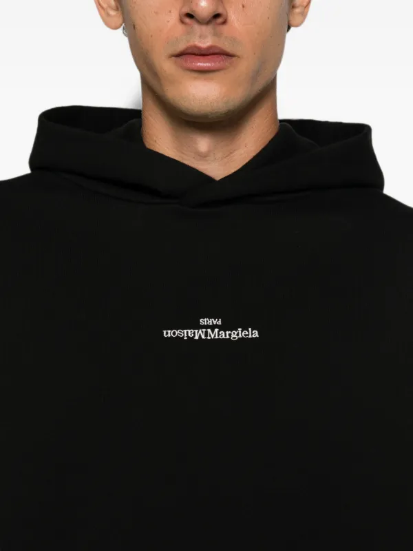 Maison Margiela ロゴ パーカー | ブラック | FARFETCH JP