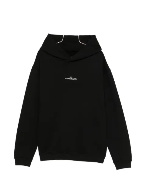 Maison Margiela logo-embroidered hoodie