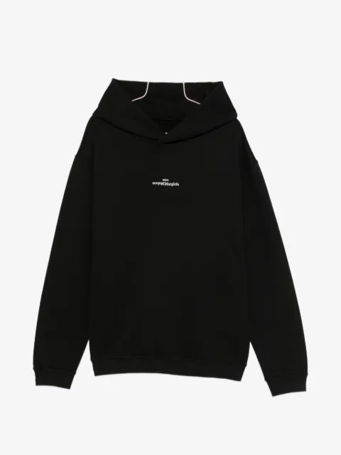 Maison Margiela sudadera con capucha y logo bordado
