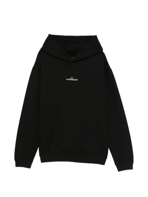 Maison Margiela sudadera con capucha y logo bordado