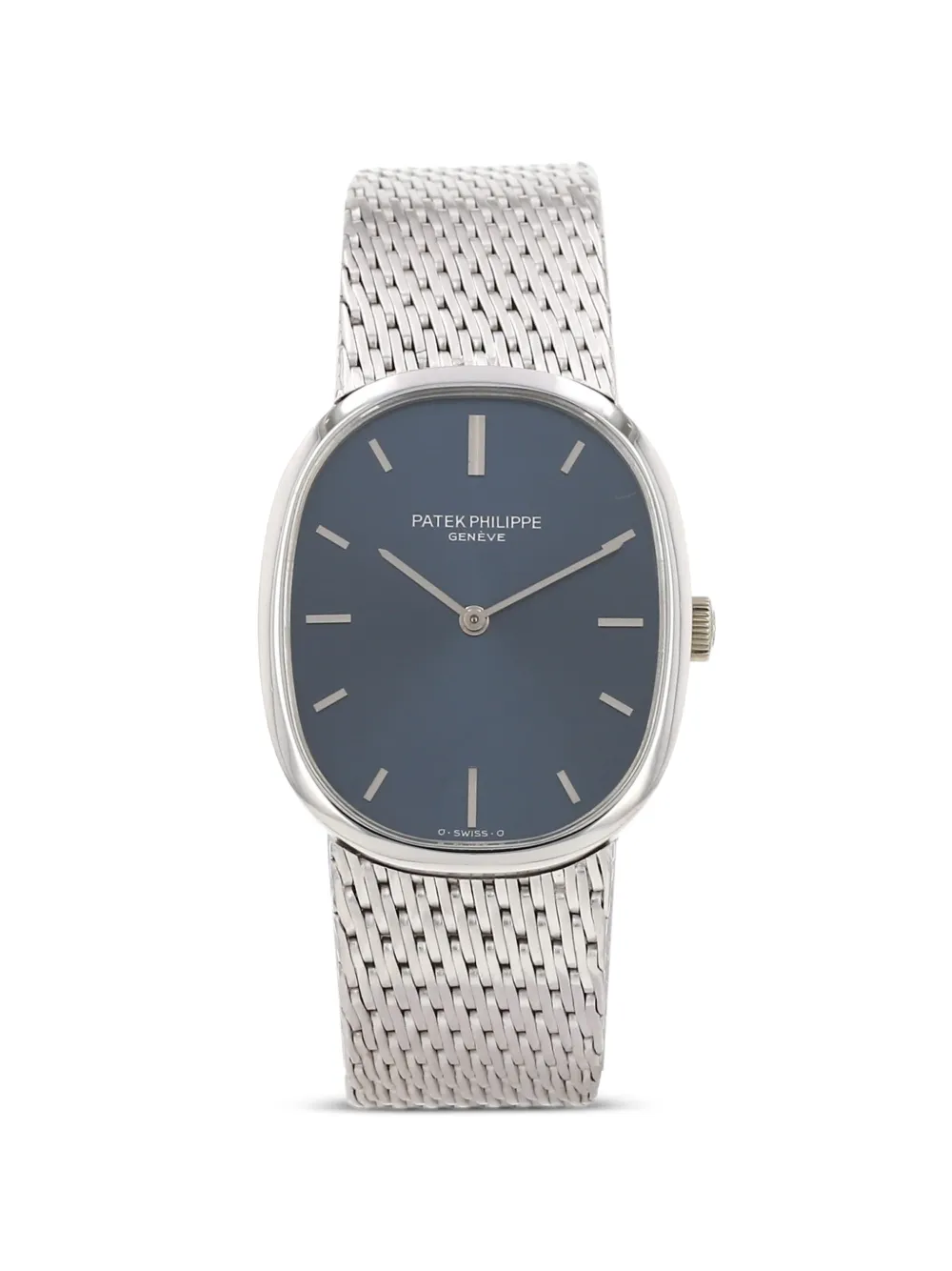 Patek Philippe Pre-Owned 1970s Ellipse 32mm watch - Blu
