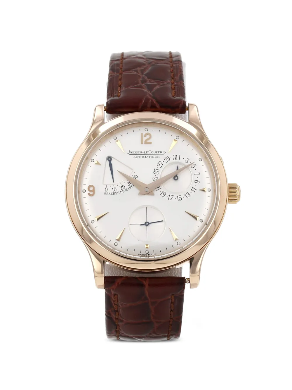 Jaeger-LeCoultre 2010s Master Control-Reserve De Marche 37mm watch - Argento