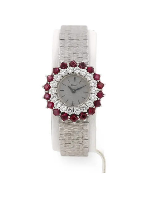 Piaget 1970s diamond and ruby 26mm watch