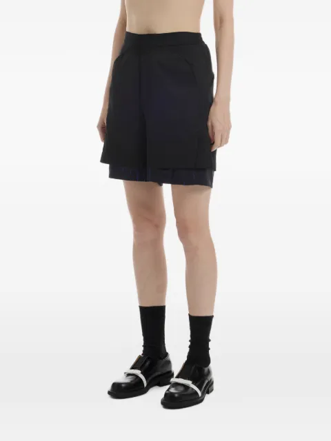 Ader Error layered panelled shorts