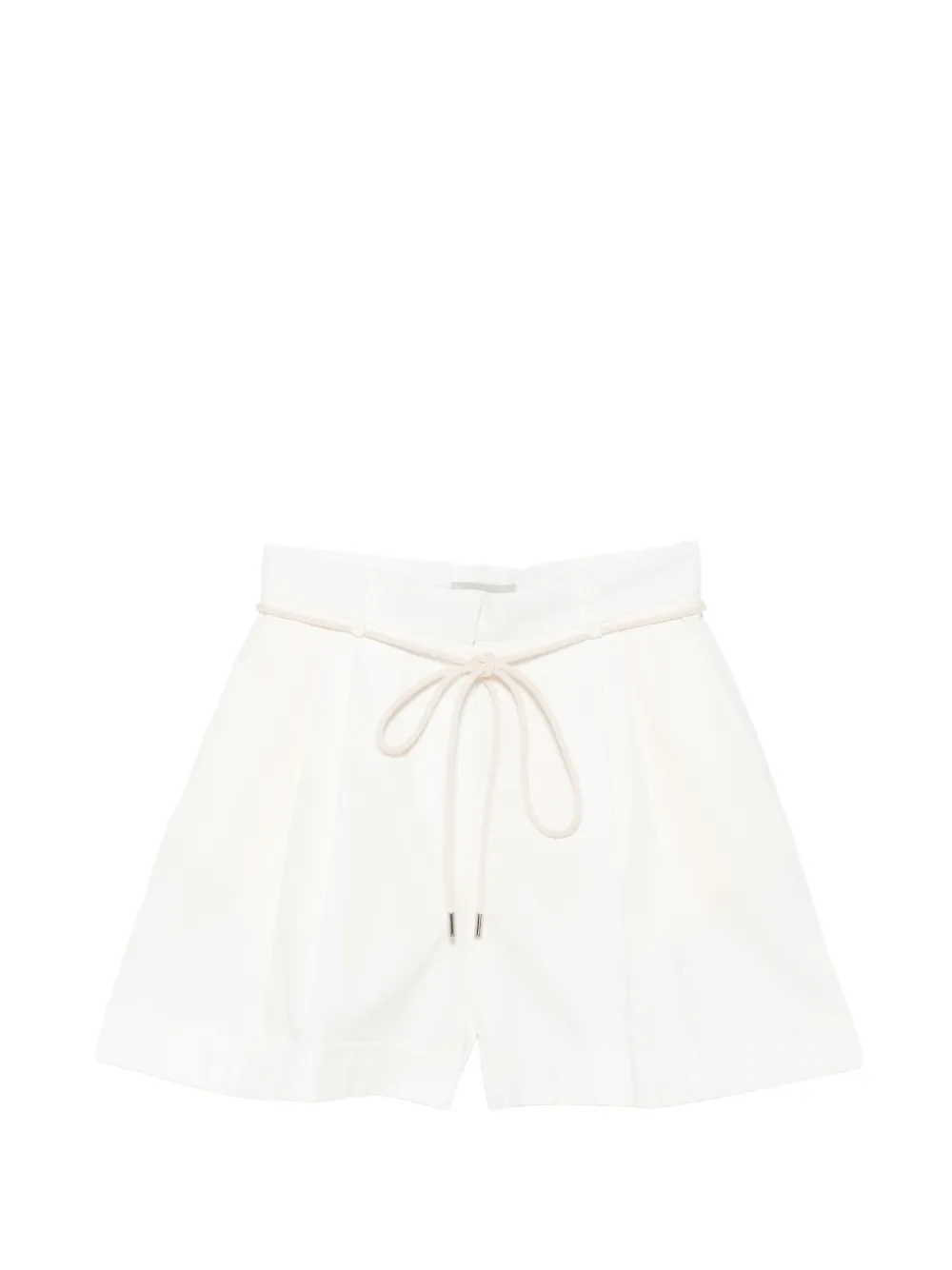 Lee Mathews belted pleated shorts - Toni neutri